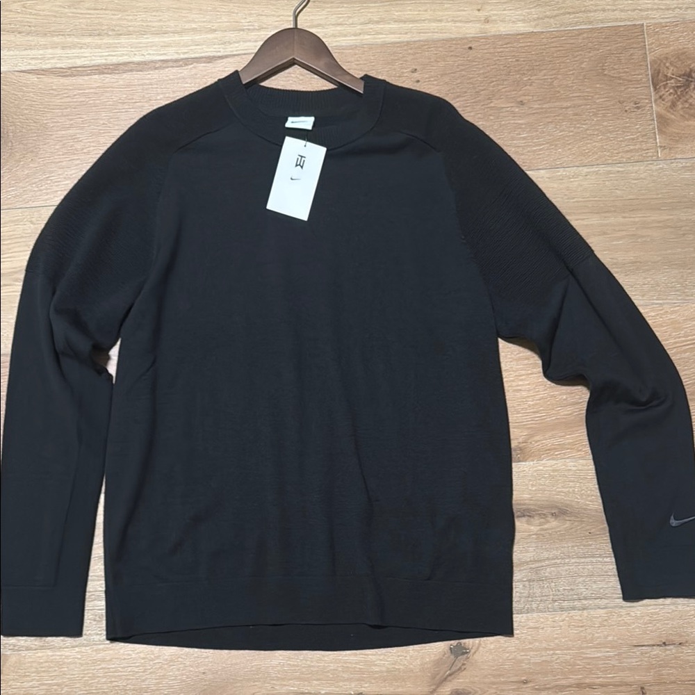 Brand New Nike Tiger Woods Men's Black Sweater Size L